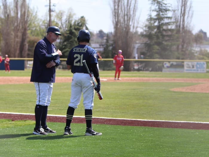 Yucaipa baseball feature on Luke Scherrer by John Murphy March 23032820233180